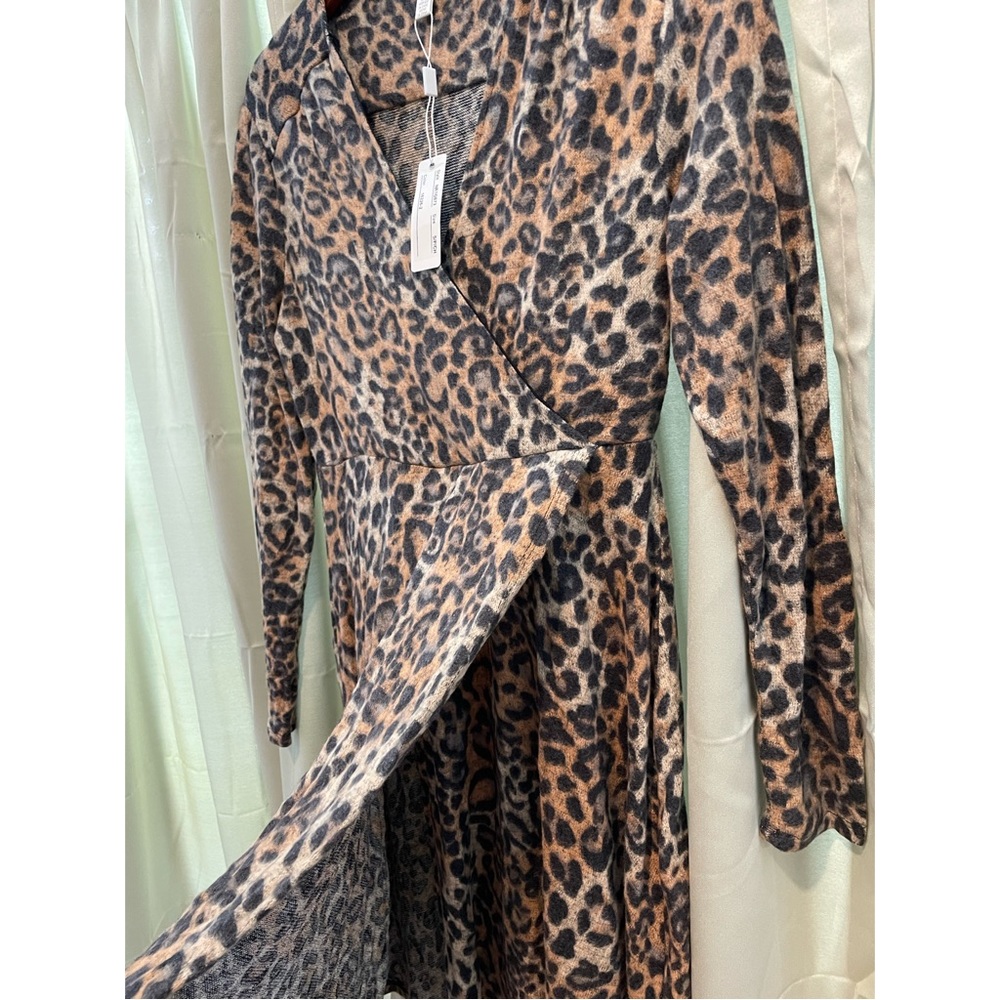 Soft Leopard Print Dress